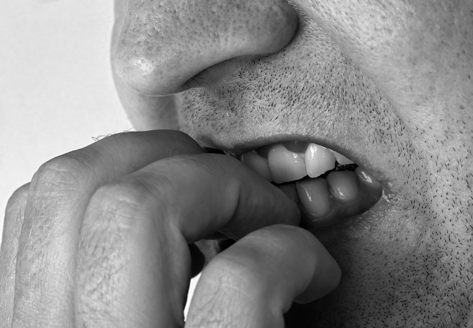 nail biting is a common response to stress