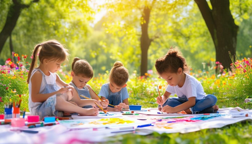 creating art in nature