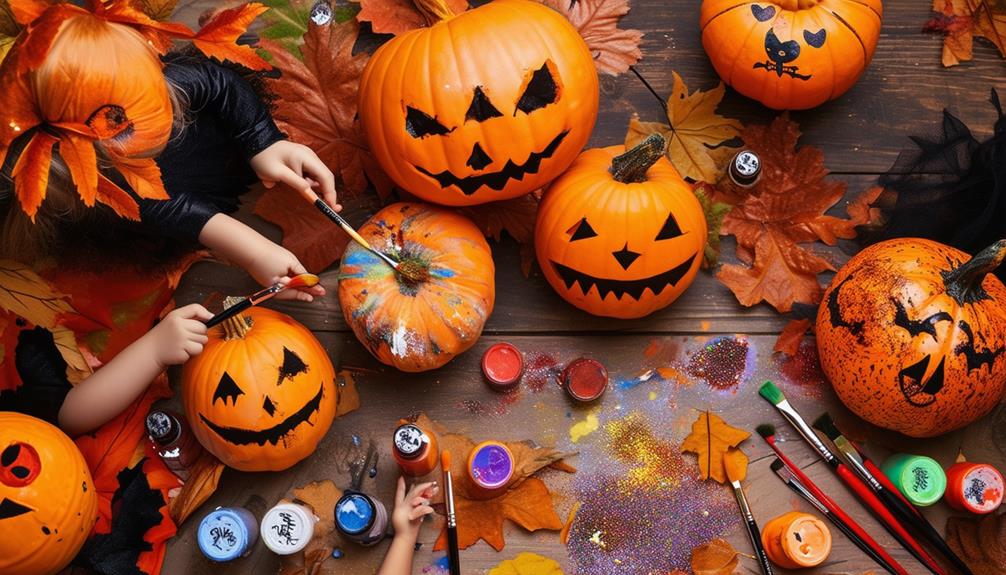 spooky night art project