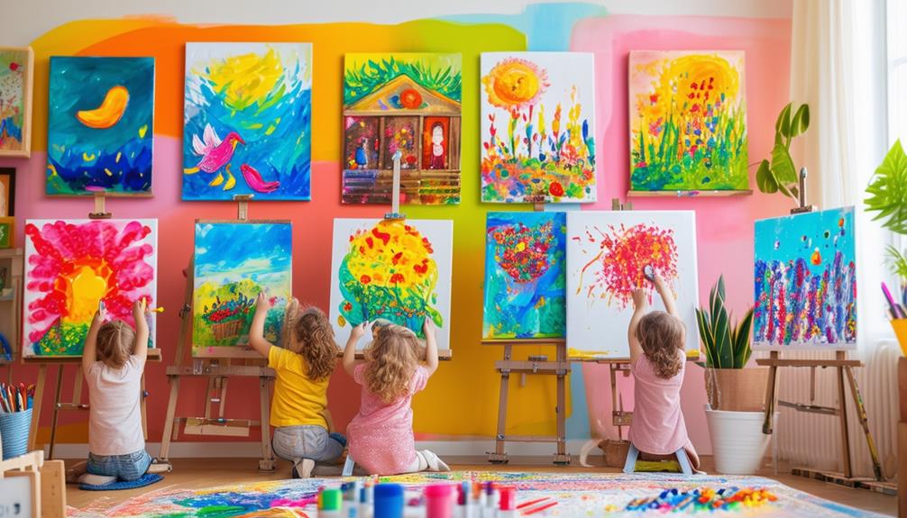 artist showcasing their creations