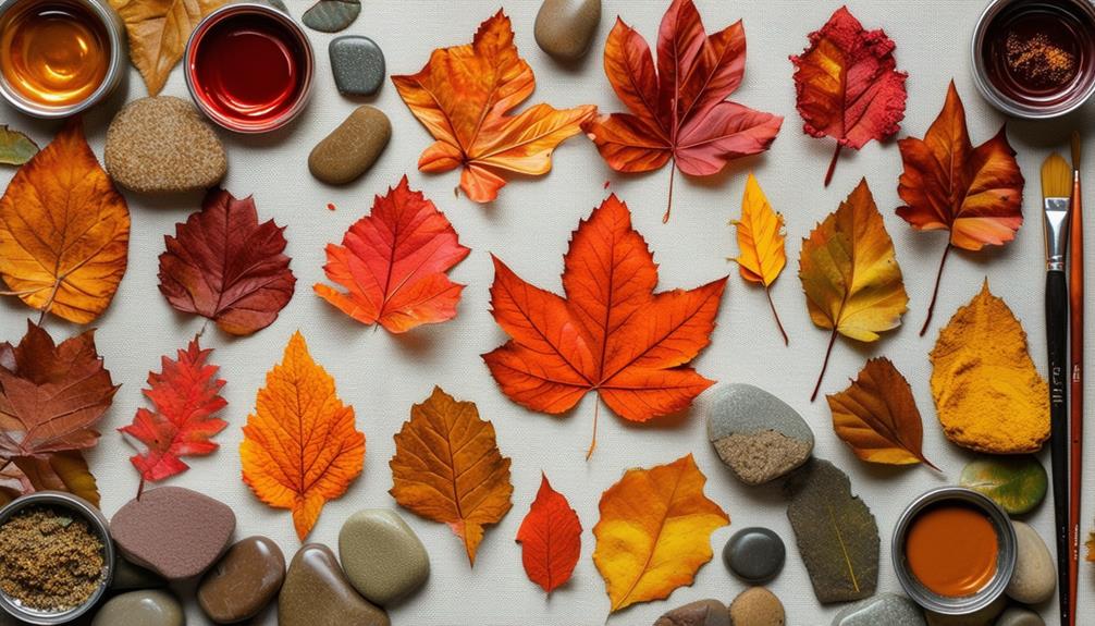 creative leaf painting ideas