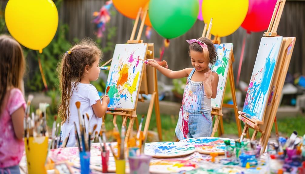 artistic creation in progress