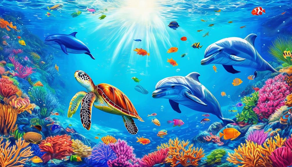 imaginative underwater world art
