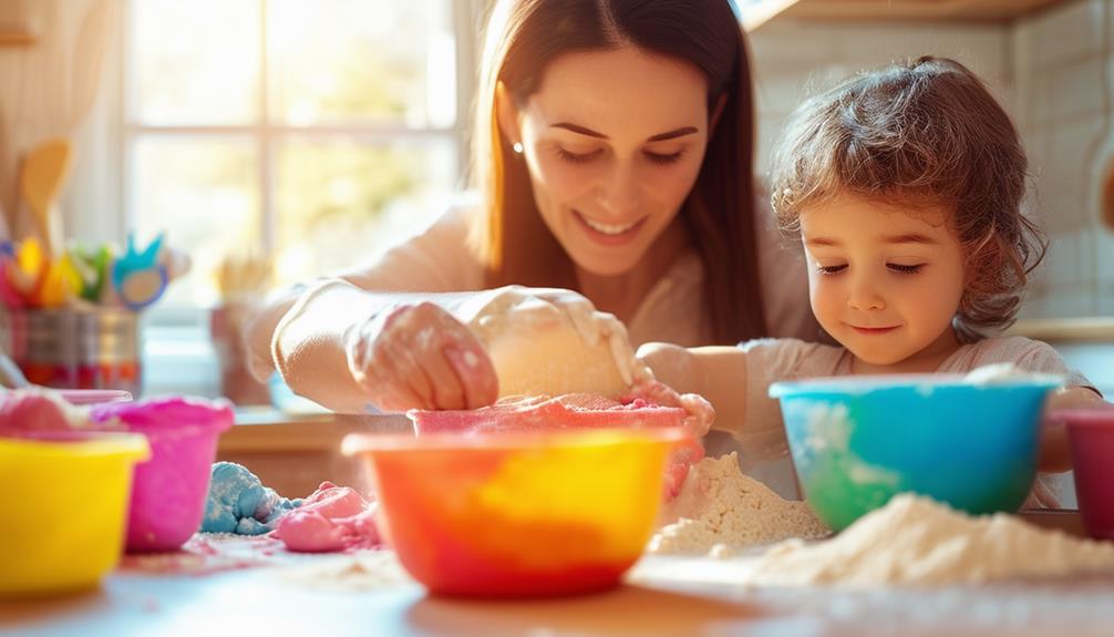 homemade playdough advantages listed