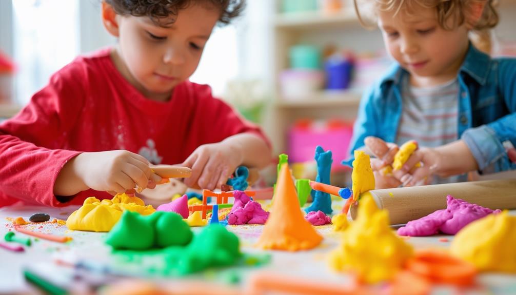 stem learning through playdough