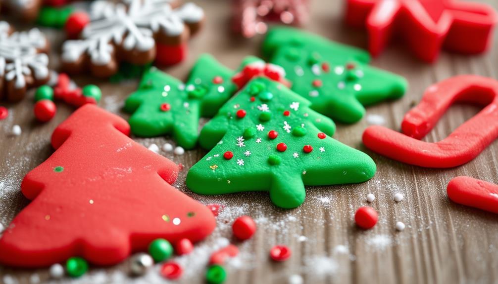 festive playdough creations inspired