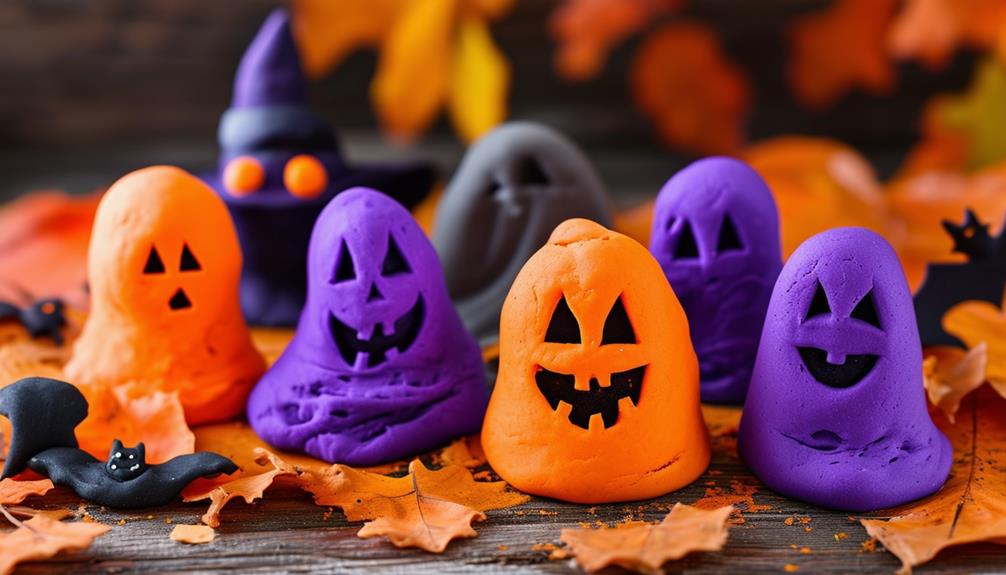 halloween themed playdough activity