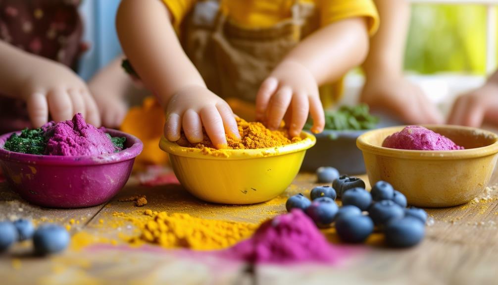 sensory activity with children