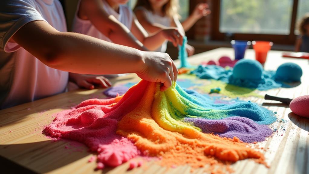moldable colorful sensory play