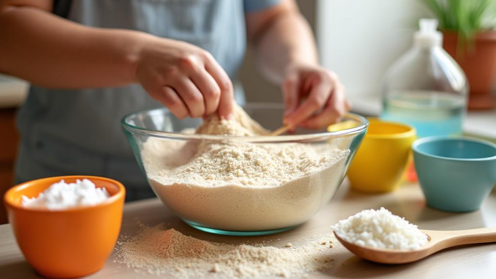 homemade tactile sand experience