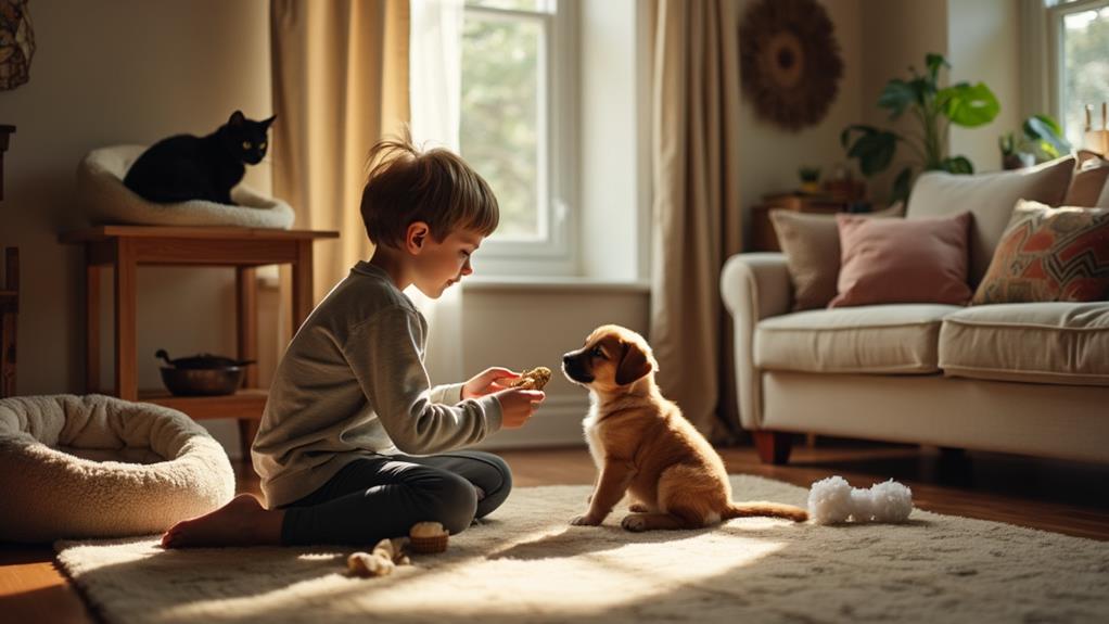 educating and bonding pets