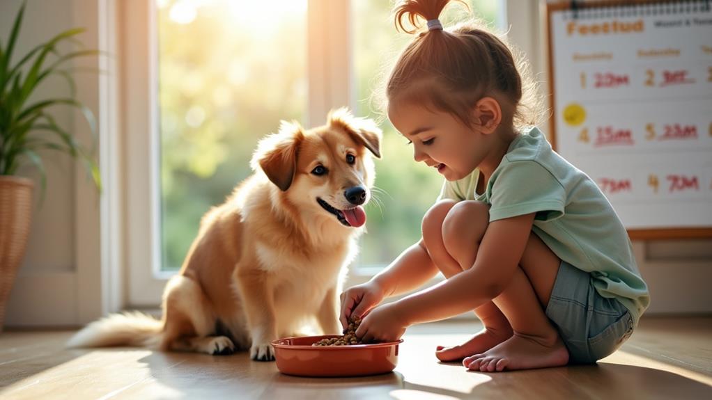 consistent meal preparation schedule