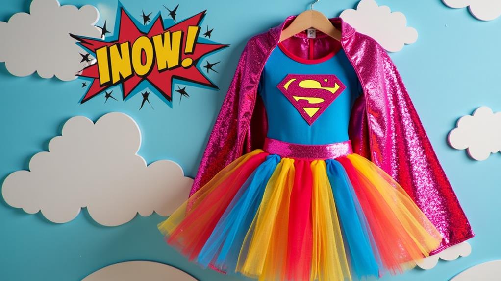 tutu clad superhero costume