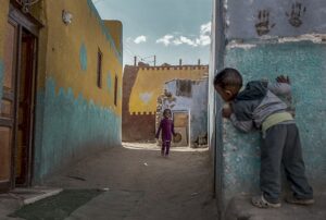 Play a backyard game