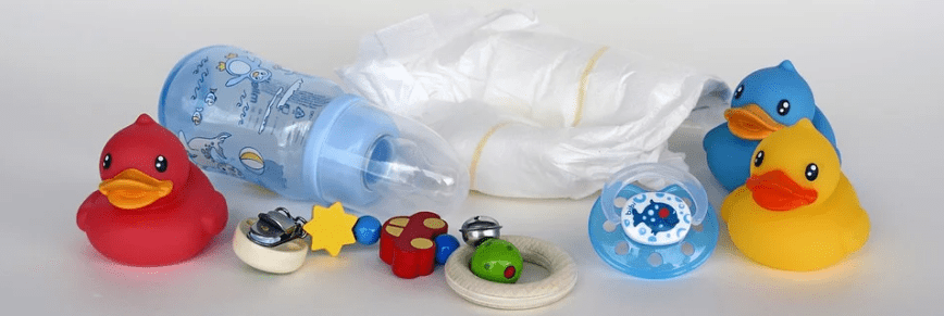 different stuff for a newborn baby