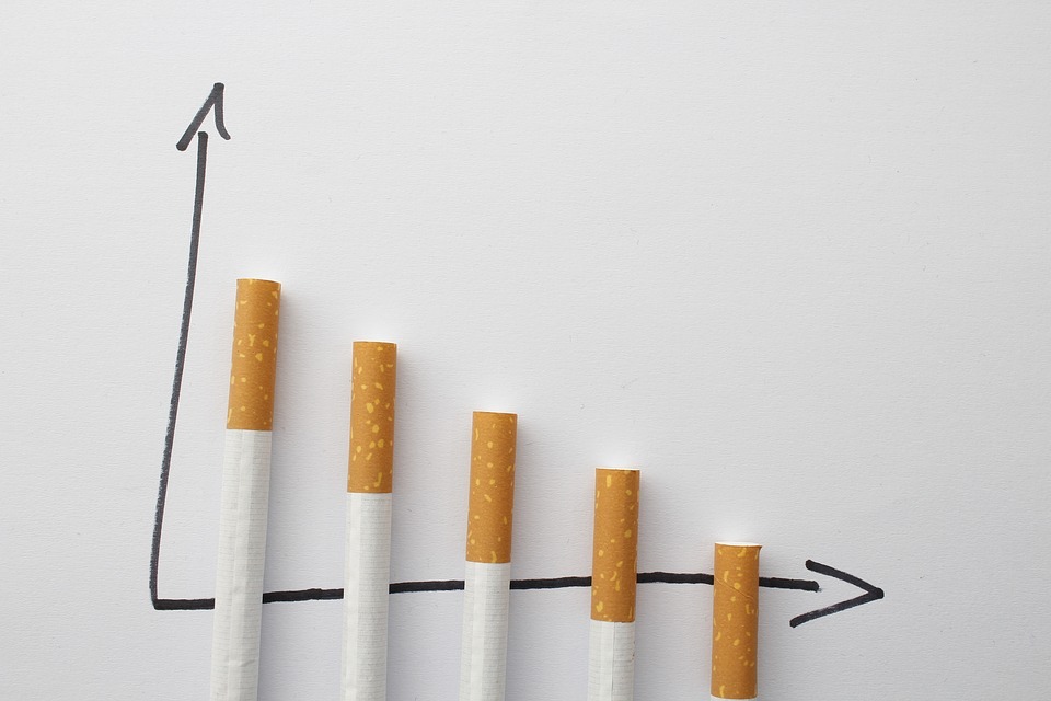 decreasing number of cigarettes