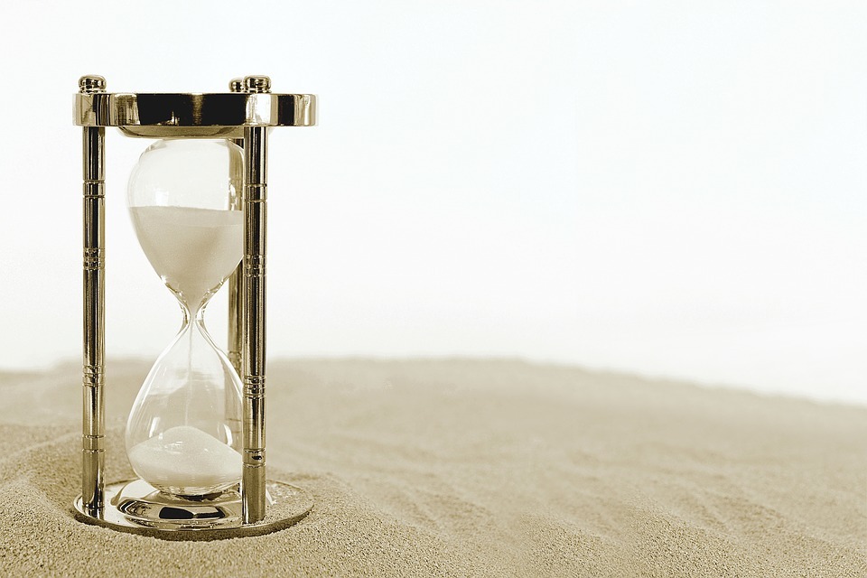 sand, silver hourglass